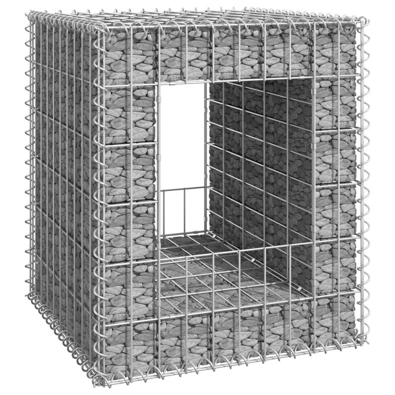 Casa si Gradina - Gradina si terasa - Garduri, panouri si accesorii - Stalp cos gabion, 50x50x60 cm, fier - Infinity.ro