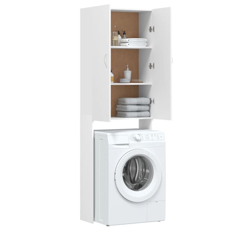 Casa si Gradina - Mobilier - Dulapuri si sifoniere - Dulapuri - Dulap masina de spalat, alb, 64x25,5x190 cm - Infinity.ro