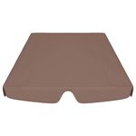 Casa si Gradina - Gradina si terasa - Umbrele si pavilioane - Umbrele - Copertina de rezerva leagan gradina maro 188/168x145/110cm - Infinity.ro