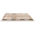 Casa si Gradina - Mobilier - Paturi si accesorii - Paturi - Baza de pat cu sipci, 28 sipci, 7 zone, 80 x 200 cm, model tetieră și suport pentru picioare (manual) - Infinity.ro