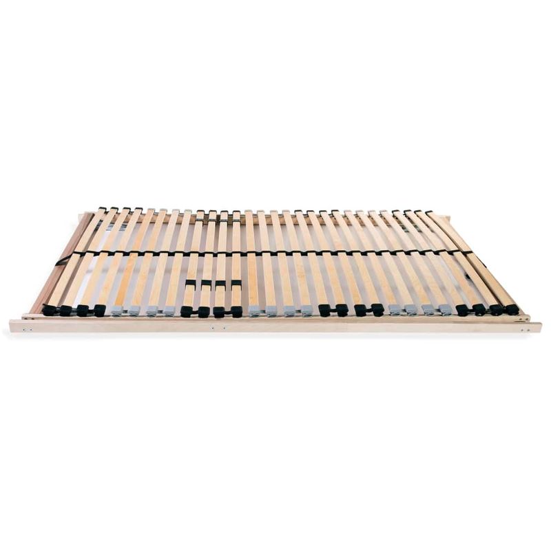 Casa si Gradina - Mobilier - Paturi si accesorii - Paturi - Baza de pat cu sipci, 28 sipci, 7 zone, 80 x 200 cm, model tetieră și suport pentru picioare (manual) - Infinity.ro