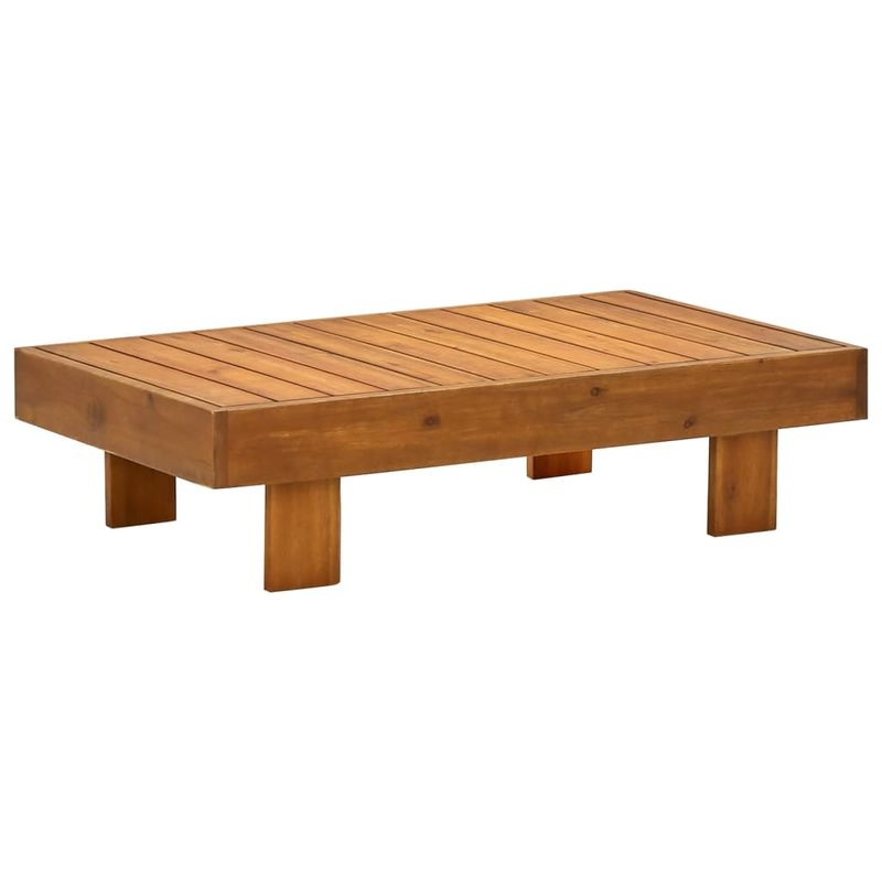 Casa si Gradina - Gradina si terasa - Mobilier exterior - Seturi mobila gradina - Set mobilier gradina cu perne alb crem, 3 piese, lemn masiv, model 2x canapea cu 2 locuri + masă - Infinity.ro