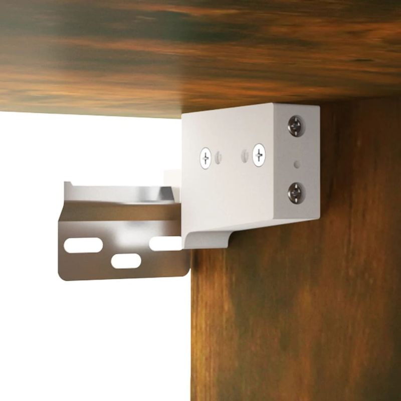 Casa si Gradina - Mobilier - Dulapuri si sifoniere - Dulapuri - Dulapuri TV de perete, 2 buc., stejar fumuriu, 80x35x36,5 cm, lemn - Infinity.ro