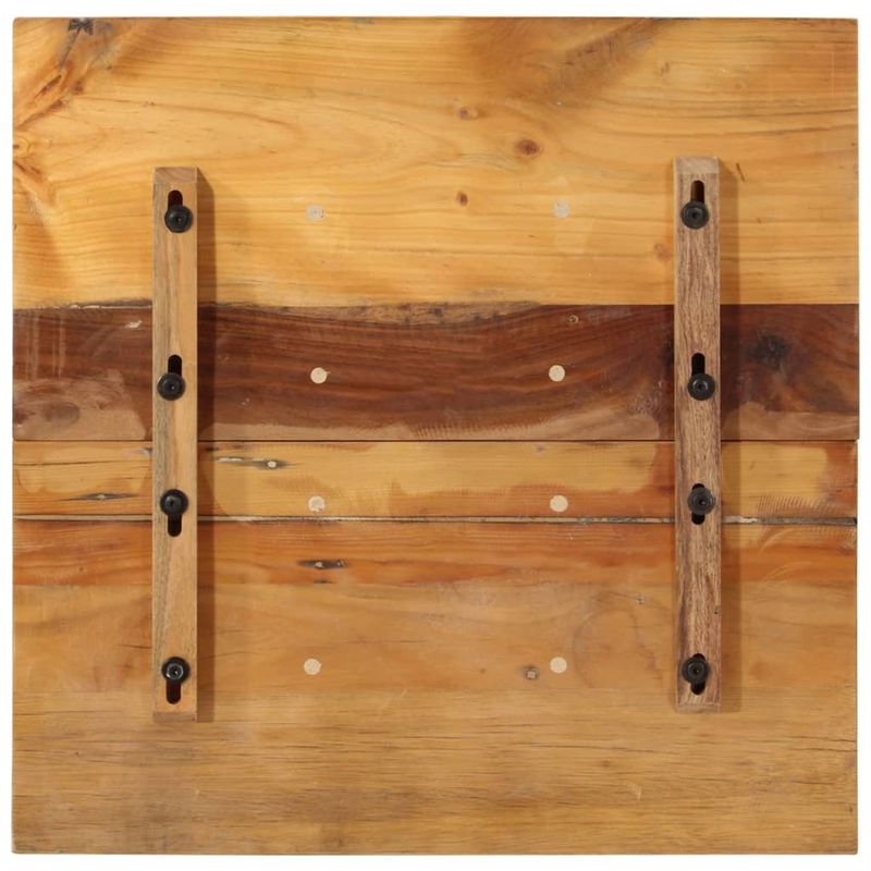 Casa si Gradina - Constructii - Lemn constructii - Placi lemn - Blat de masa patrat, 60 x 60 cm, lemn masiv reciclat, 15-16 mm - Infinity.ro