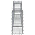 Casa si Gradina - Gradina si terasa - Garduri, panouri si accesorii - Cos gabion arcuit 400x30x60/80 cm fier galvanizat - Infinity.ro