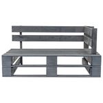 Casa si Gradina - Gradina si terasa - Mobilier exterior - Canapele si fotolii gradina - Canapea din paleti de gradina, cu perne nisipii, lemn de pin - Infinity.ro
