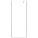 Casa si Gradina - Sanitare - Cazi si cabine de dus - Paravane si usi - Paravan de dus walk-in argintiu 80x195 cm sticla ESG transparenta - Infinity.ro