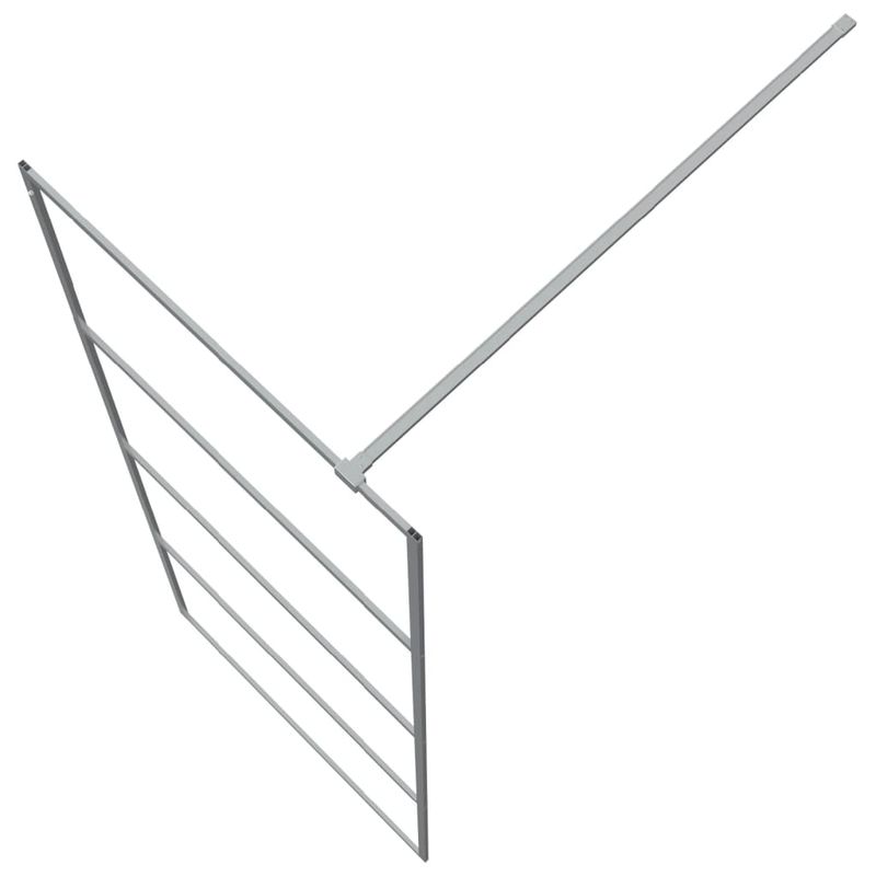 Casa si Gradina - Sanitare - Cazi si cabine de dus - Paravane si usi - Paravan de dus walk-in argintiu 80x195 cm sticla ESG transparenta - Infinity.ro