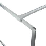 Casa si Gradina - Sanitare - Cazi si cabine de dus - Paravane si usi - Paravan de dus walk-in argintiu 80x195 cm sticla ESG transparenta - Infinity.ro