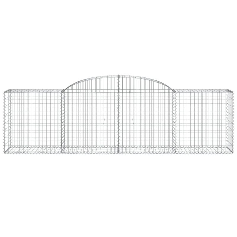 Casa si Gradina - Gradina si terasa - Garduri, panouri si accesorii - Cos gabion arcuit, 300x50x80/100 cm, fier galvanizat, cantitate în pachet: 2 - Infinity.ro