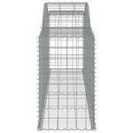 Casa si Gradina - Gradina si terasa - Garduri, panouri si accesorii - Cos gabion arcuit, 300x50x80/100 cm, fier galvanizat, cantitate în pachet: 2 - Infinity.ro