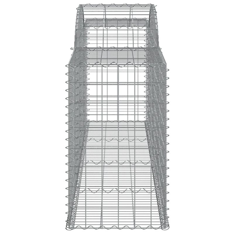 Casa si Gradina - Gradina si terasa - Garduri, panouri si accesorii - Cos gabion arcuit, 300x50x80/100 cm, fier galvanizat, cantitate în pachet: 2 - Infinity.ro