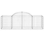 Casa si Gradina - Gradina si terasa - Garduri, panouri si accesorii - Cos gabion arcuit, 200x50x60/80 cm, fier galvanizat - Infinity.ro