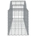 Casa si Gradina - Gradina si terasa - Garduri, panouri si accesorii - Cos gabion arcuit, 200x50x60/80 cm, fier galvanizat - Infinity.ro