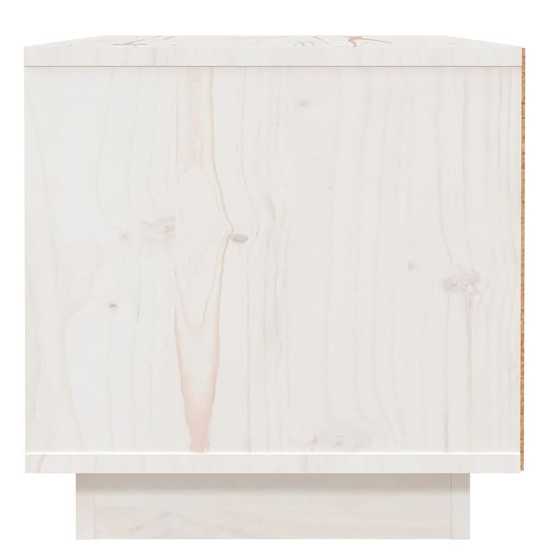 Casa si Gradina - Mobilier - Comode si corpuri - Noptiere - Noptiera, alb, 40x34x35 cm, lemn masiv de pin - Infinity.ro