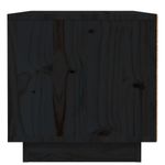 Casa si Gradina - Mobilier - Comode si corpuri - Noptiere - Noptiera, negru, 40x34x35 cm, lemn masiv de pin - Infinity.ro