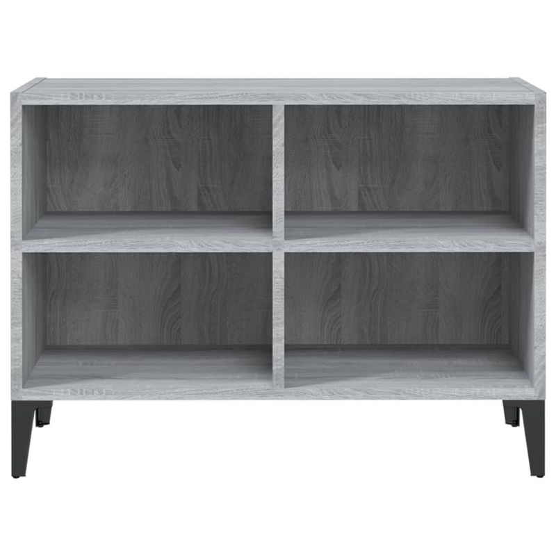 Casa si Gradina - Mobilier - Comode si corpuri - Comode - Comoda TV cu picioare metalice, gri sonoma, 69,5x30x50 cm - Infinity.ro