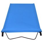Sport si Outdoor - Camping - Mobilier pentru camping - Alte piese de mobilier pentru camping - Pat de camping 2 buc. albastru 180x60x19cm tesatura oxford&otel - Infinity.ro