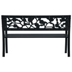 Casa si Gradina - Gradina si terasa - Mobilier exterior - Bancute de gradina - Banca de gradina, negru, 125 cm, otel - Infinity.ro