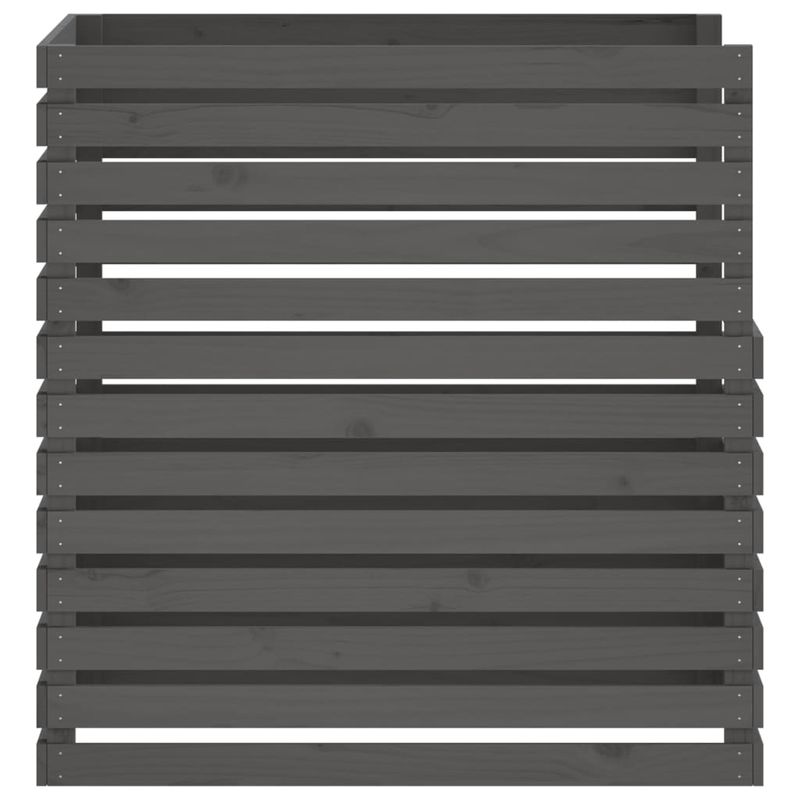 Casa si Gradina - Gradinarit si plante - Unelte gradinarit - Compostoare gradina - Compostor, gri, 100x100x102 cm, lemn masiv de pin - Infinity.ro