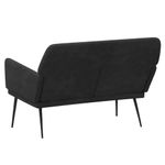 Casa si Gradina - Mobilier - Canapele si coltare - Banchete - Banca, negru, 108x79x79 cm, catifea - Infinity.ro