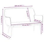 Casa si Gradina - Mobilier - Canapele si coltare - Banchete - Banca, negru, 108x79x79 cm, catifea - Infinity.ro