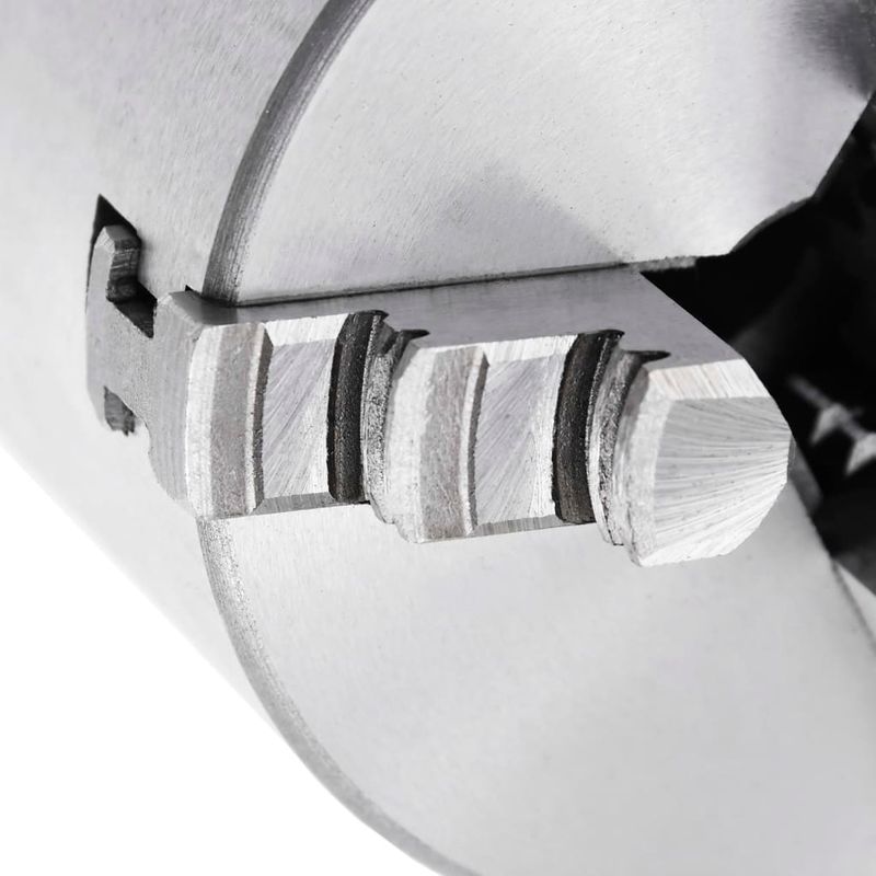Casa si Gradina - Constructii - Scule electrice si accesorii - Menghine si cleme fixare - Mandrina de strung cu 3 falci, 80 mm, otel - Infinity.ro