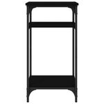 Casa si Gradina - Mobilier - Mese si birouri - Mese living - Masuta laterala, negru, 40x30x75 cm, lemn prelucrat - Infinity.ro