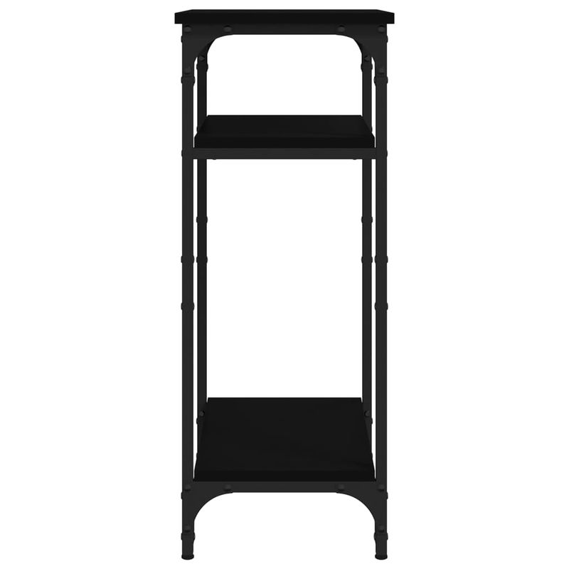 Casa si Gradina - Mobilier - Mese si birouri - Mese living - Masuta laterala, negru, 40x30x75 cm, lemn prelucrat - Infinity.ro