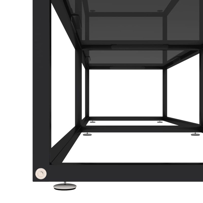 Casa si Gradina - Mobilier - Comode si corpuri - Comode - Comoda TV, negru, 180x40x40,5 cm, sticla securizata - Infinity.ro