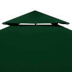 Casa si Gradina - Gradina si terasa - Umbrele si pavilioane - Umbrele - Copertina rezerva acoperis pavilion, verde, 3x3 m, 310 g/m² - Infinity.ro