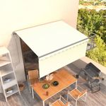 Casa si Gradina - Gradina si terasa - Umbrele si pavilioane - Umbrele - Copertina retractabila automat cu stor, crem, 3,5x2,5 m - Infinity.ro
