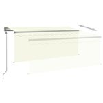 Casa si Gradina - Gradina si terasa - Umbrele si pavilioane - Umbrele - Copertina retractabila automat cu stor, crem, 3,5x2,5 m - Infinity.ro