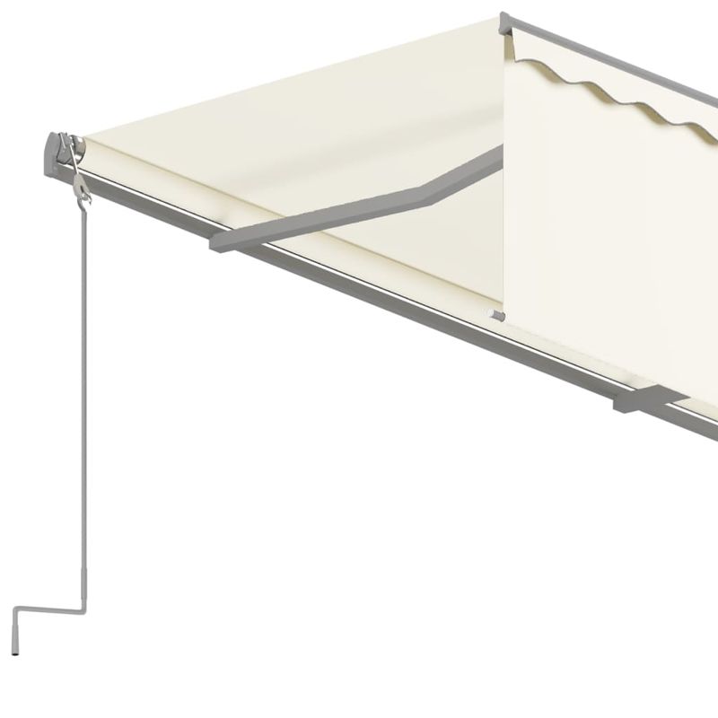 Casa si Gradina - Gradina si terasa - Umbrele si pavilioane - Umbrele - Copertina retractabila automat cu stor, crem, 3,5x2,5 m - Infinity.ro