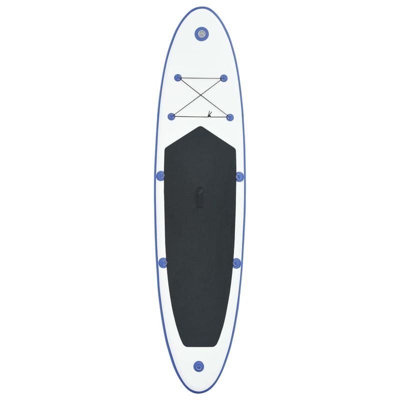 Sport si Outdoor - Sporturi acvatice - Sporturi pe placa - Stand up paddle - Set placa SUP, albastru și alb, mărime 360x81x10 cm - Infinity.ro