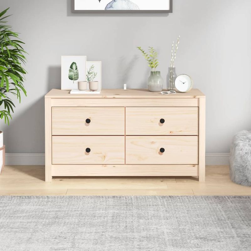 Casa si Gradina - Mobilier - Comode si corpuri - Comode - Dulap lateral, 100x40x54 cm, lemn masiv de pin - Infinity.ro