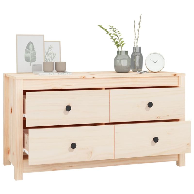 Casa si Gradina - Mobilier - Comode si corpuri - Comode - Dulap lateral, 100x40x54 cm, lemn masiv de pin - Infinity.ro