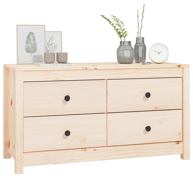 Casa si Gradina - Mobilier - Comode si corpuri - Comode - Dulap lateral, 100x40x54 cm, lemn masiv de pin - Infinity.ro