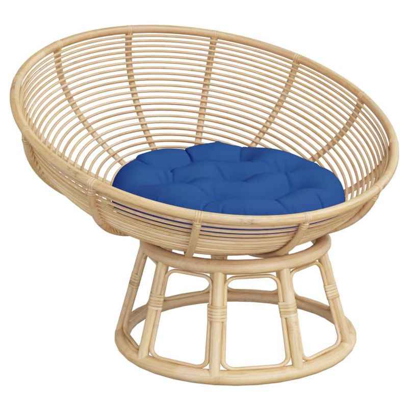 Casa si Gradina - Textile si covoare - Perne si pilote - Perne decorative - Perna rotunda albastru regal, Ø 60 x11 cm, tesatura Oxford - Infinity.ro