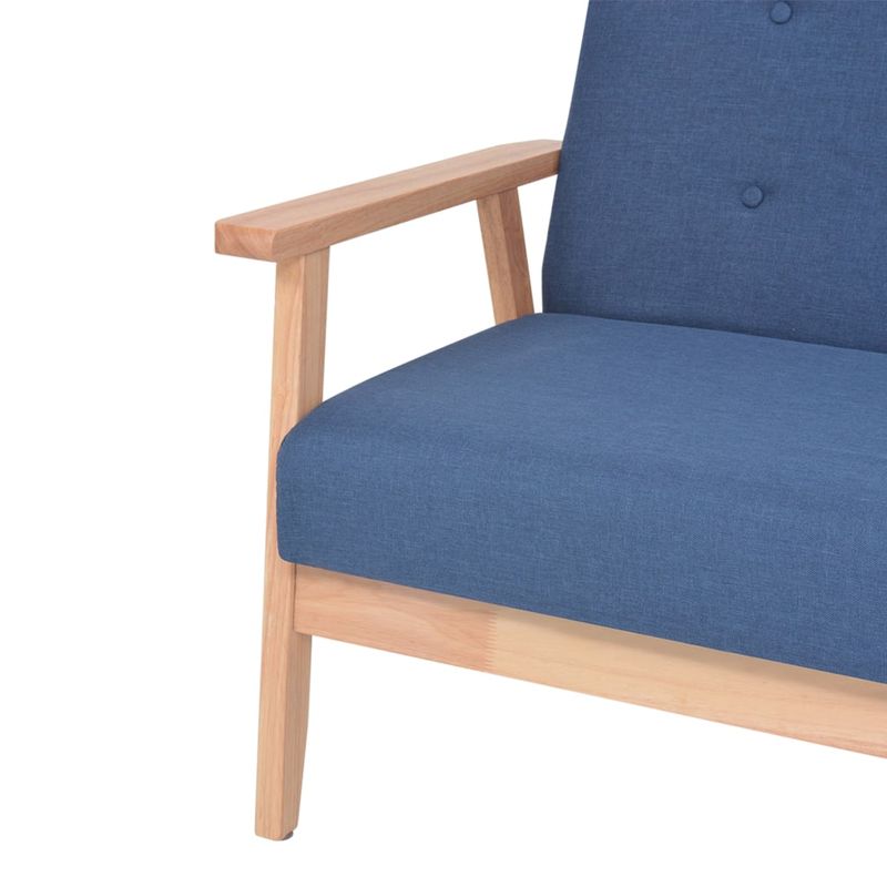 Casa si Gradina - Mobilier - Canapele si coltare - Canapele - Canapea cu 3 locuri, albastru, material textil - Infinity.ro