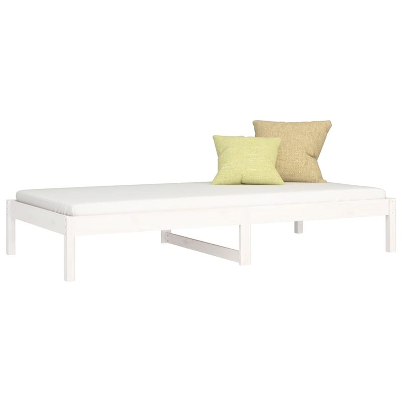 Casa si Gradina - Mobilier - Paturi si accesorii - Paturi - Pat de zi, alb, 80x200 cm, lemn masiv de pin - Infinity.ro