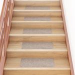 Casa si Gradina - Textile si covoare - Covoare - Covoare casa - Covorase de scari autoadezive, 15 buc., crem, 60x25 cm - Infinity.ro