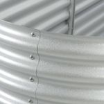 Casa si Gradina - Gradinarit si plante - Plante si ghivece - Ghivece si suporturi - Strat inaltat gradina argintiu 240x80x44 cm otel galvanizat - Infinity.ro