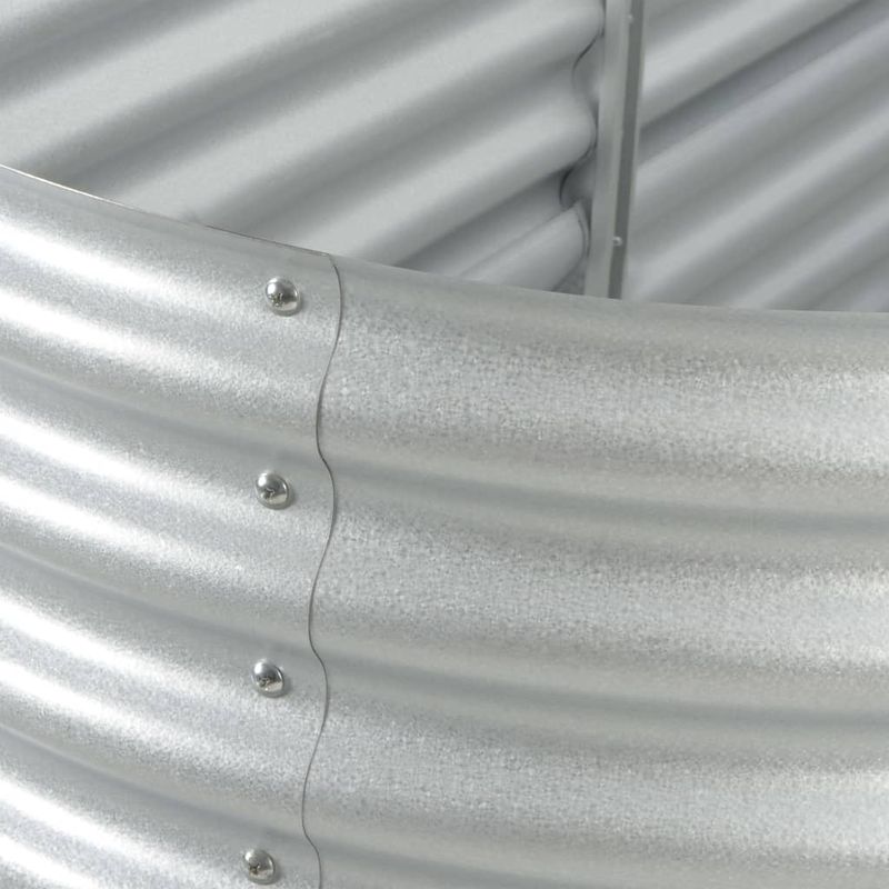 Casa si Gradina - Gradinarit si plante - Plante si ghivece - Ghivece si suporturi - Strat inaltat gradina argintiu 240x80x44 cm otel galvanizat - Infinity.ro