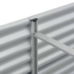 Casa si Gradina - Gradinarit si plante - Plante si ghivece - Ghivece si suporturi - Strat inaltat gradina argintiu 240x80x44 cm otel galvanizat - Infinity.ro