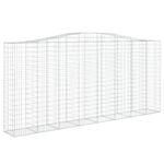Casa si Gradina - Gradina si terasa - Garduri, panouri si accesorii - Cos gabion arcuit, 400x50x180/200 cm, fier galvanizat, cantitate în pachet: 1 - Infinity.ro