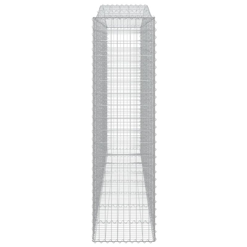 Casa si Gradina - Gradina si terasa - Garduri, panouri si accesorii - Cos gabion arcuit, 400x50x180/200 cm, fier galvanizat, cantitate în pachet: 1 - Infinity.ro