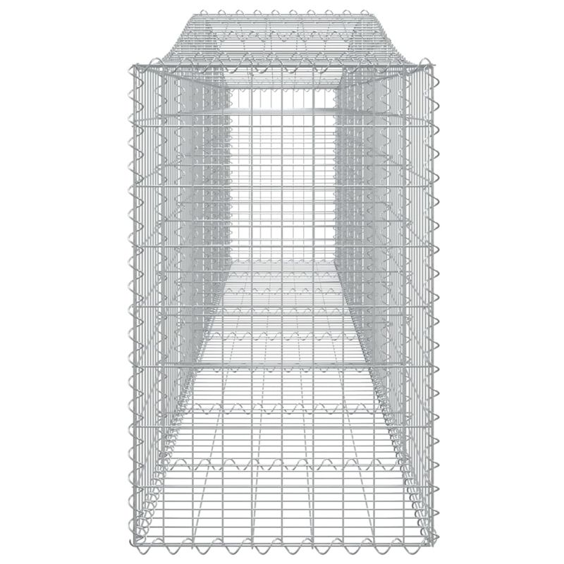 Casa si Gradina - Gradina si terasa - Garduri, panouri si accesorii - Cos gabion arcuit, 400x50x80/100 cm, fier galvanizat, cantitate în pachet: 3 - Infinity.ro