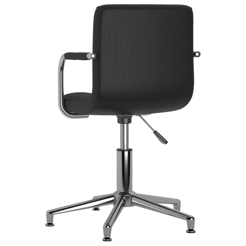Casa si Gradina - Mobilier - Scaune si fotolii - Scaune - Scaune de bucatarie pivotante, negru, piele ecologica - Infinity.ro