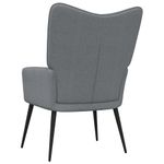 Casa si Gradina - Mobilier - Scaune si fotolii - Scaune - Scaun de relaxare, gri deschis, material textil - Infinity.ro